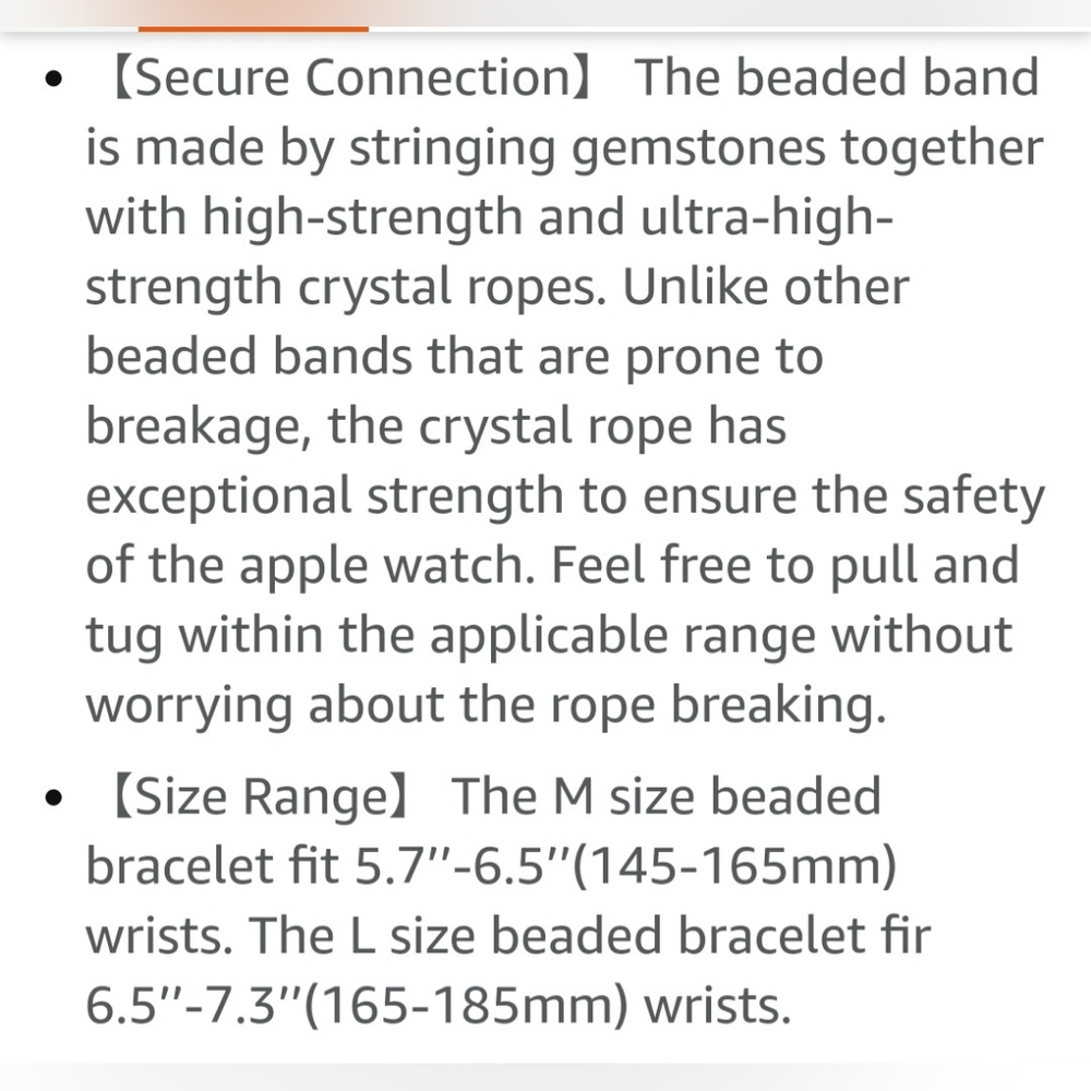 ZSMJ Bling Band โ size Medium โ iWatch Series Ultra 8,7,6,5,4,3,2,1 โ Bling Stra - Picture 12 of 13